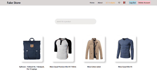 React student project